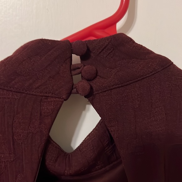 Eva Franco Anthropologie plum jumpsuit size XS - Picture 5 of 7